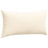Coussins de canapé 2 pcs Crème 80 x 40 cm 521694521694