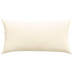 Coussins de canapé 2 pcs Crème 80 x 40 cm 521694521694