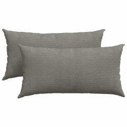 Coussins de canapé 2 pcs Gris clair 80 x 40 cm 521695521695