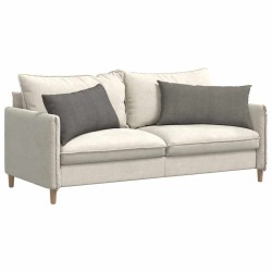 Coussins de canapé 2 pcs Gris clair 80 x 40 cm 521695521695