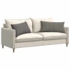 Coussins de canapé 2 pcs Gris clair 80 x 40 cm 521695521695