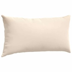 Coussins de canapé 2 pcs Beige 80 x 40 cm tissu 521697521697