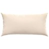 Coussins de canapé 2 pcs Beige 80 x 40 cm tissu 521697521697