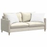 Coussins de canapé 2 pcs Blanc 70 x 50 cm tissu 521698521698