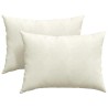 Coussins de canapé 2 pcs Crème 70 x 50 cm 521699521699
