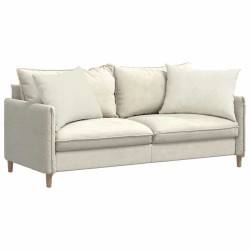 Coussins de canapé 2 pcs Crème 70 x 50 cm 521699521699