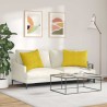 Coussins de canapé 2 pcs Jaune 70 x 50 cm 521700521700