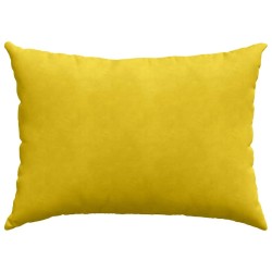 Coussins de canapé 2 pcs Jaune 70 x 50 cm 521700521700