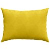 Coussins de canapé 2 pcs Jaune 70 x 50 cm 521700521700
