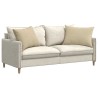 Coussins de canapé 2 pcs Crème 70 x 50 cm tissu 521701521701