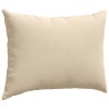Coussins de canapé 2 pcs Crème 70 x 50 cm tissu 521701521701