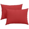 Coussins de canapé 2 pcs Rouge 70 x 50 cm tissu 521702521702