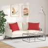 Coussins de canapé 2 pcs Rouge 70 x 50 cm tissu 521702521702