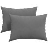 Coussins de canapé 2 pcs Gris foncé 70 x 50 cm tissu 521703521703