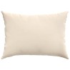 Coussins de canapé 2 pcs Beige 70 x 50 cm tissu 521704521704