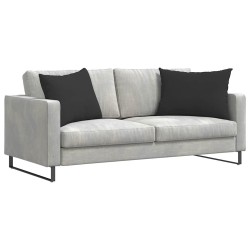 Coussins de canapé 2 pcs Noir 70 x 50 cm tissu 521705521705