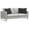 Coussins de canapé 2 pcs Noir 70 x 50 cm tissu 521705521705