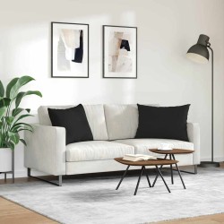 Coussins de canapé 2 pcs Noir 70 x 50 cm tissu 521705521705