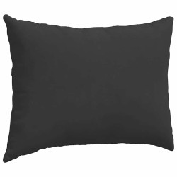 Coussins de canapé 2 pcs Noir 70 x 50 cm tissu 521705521705