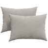 Coussins de canapé 2 pcs Gris clair 70 x 50 cm tissu 521707521707