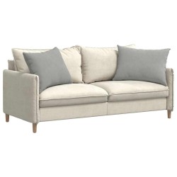 Coussins de canapé 2 pcs Gris clair 70 x 50 cm tissu 521707521707