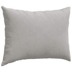 Coussins de canapé 2 pcs Gris clair 70 x 50 cm tissu 521707521707