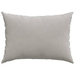 Coussins de canapé 2 pcs Gris clair 70 x 50 cm tissu 521707521707