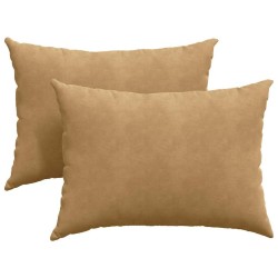 Coussins de canapé 2 pcs Marron 70 x 50 cm 521708521708