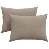 Coussins de canapé 2 pcs Taupe 70 x 50 cm tissu 521709521709