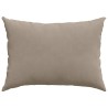 Coussins de canapé 2 pcs Taupe 70 x 50 cm tissu 521709521709