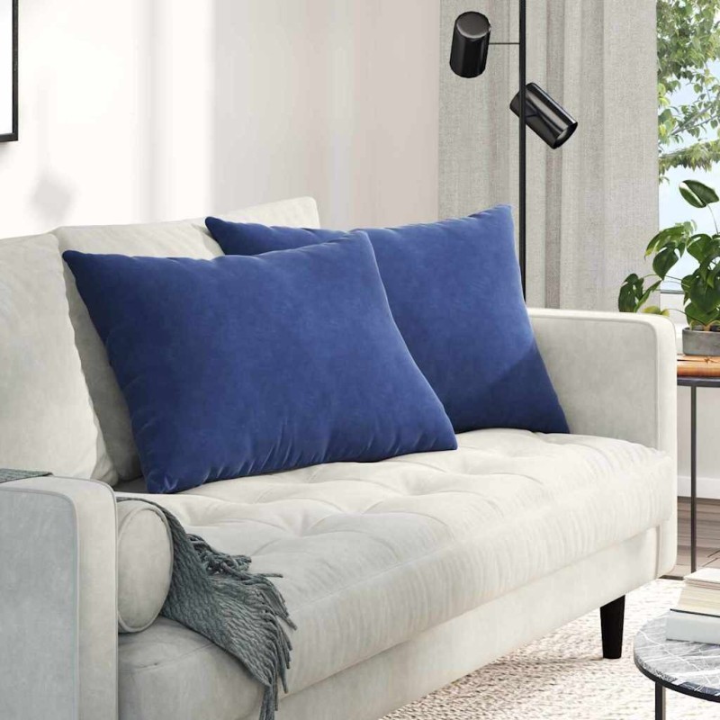 Coussins de canapé 2 pcs Bleu police 70 x 50 cm 521710521710