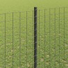 Poteau de clôture. 5 pcs Gris 140 cm Acier 521717521717