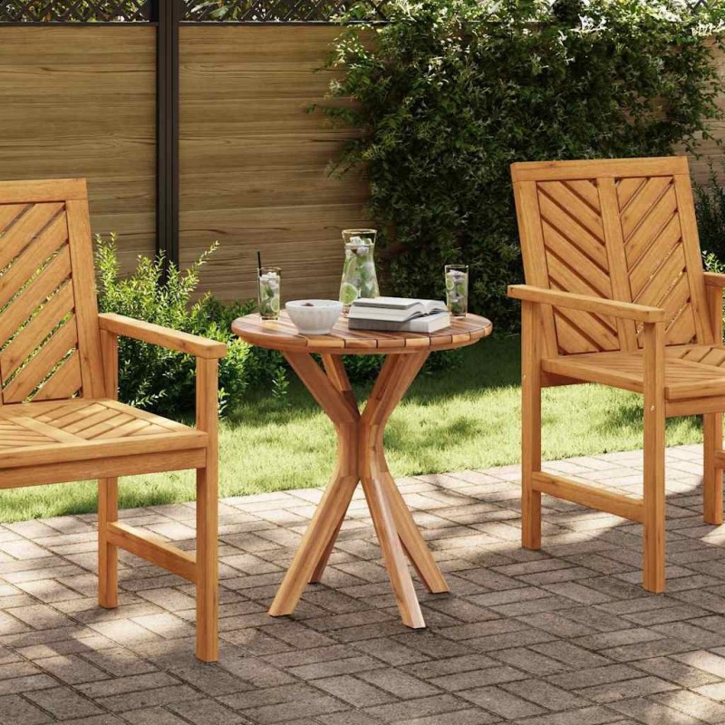 Table d'appoint Marron 70 x 70 x 75 cm Bois de teck massif 521718521718