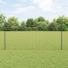 Poteau de clôture. 5 pcs Gris 120 cm Acier 521735521735