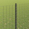 Poteau de clôture. 11 pcs Gris 160 cm Acier 521748521748