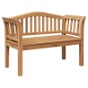 banc Marron 120 x 53,5 x 85 cm Bois de teck massif 521760521760