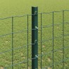 Poteau de clôture. 11 pcs Vert 120 cm Acier 521771521771