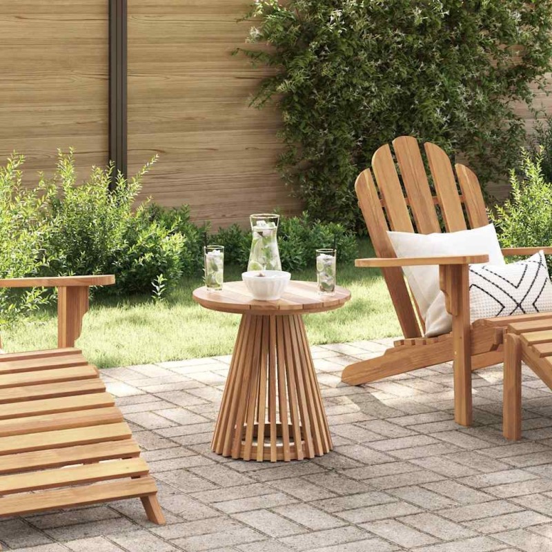 Table d'appoint Marron 50 x 50 x 49,5 cm Bois de teck massif 521790521790