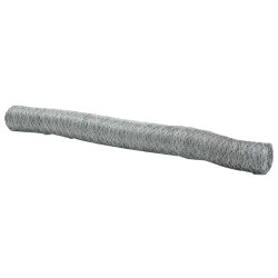 Clôture hexagonale Argenté 1 x 50 m Acier galvanisé 521825521825