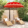 Parasol balinais Rouge 215 x 215 x 260 cm 521942521942
