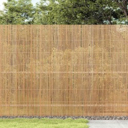 Clôture en bambou Naturel 400 x 150 cm Bambou 521998521998