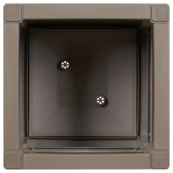 Boîte de fleurs de jardin Marron Clair 36 x 36 x 35 cm PP 522003522003