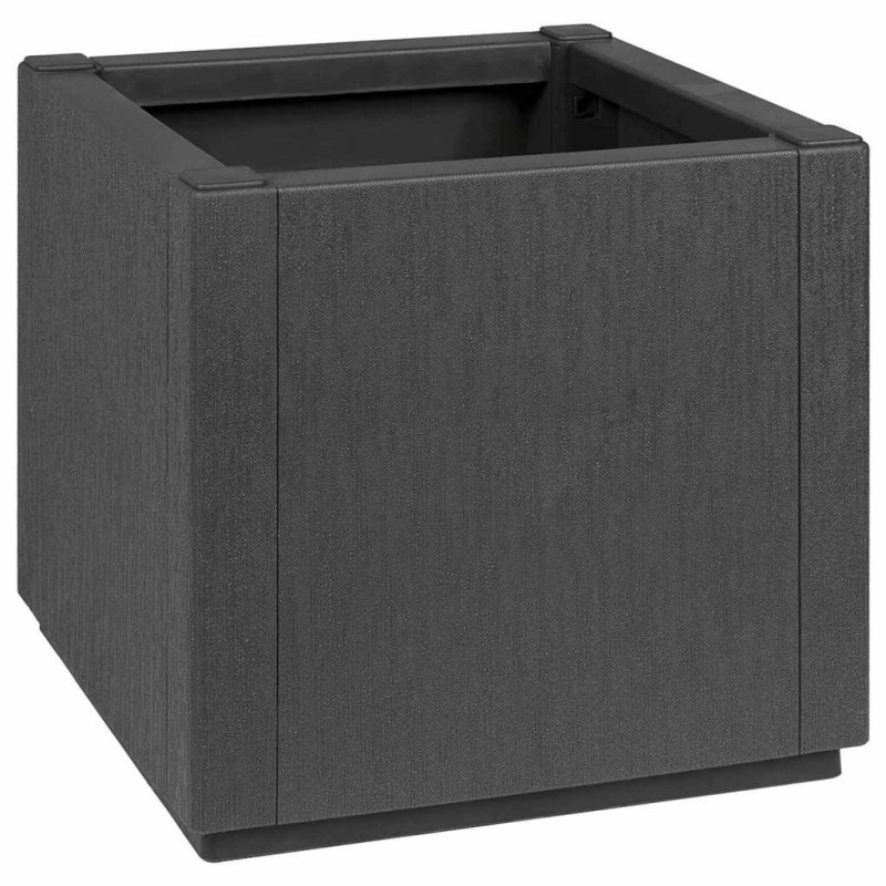 Boîte de fleurs de jardin Gris foncé 36 x 36 x 35 cm PP 522004522004
