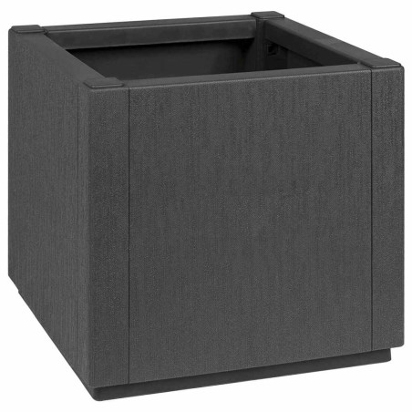 Boîte de fleurs de jardin Gris foncé 36 x 36 x 35 cm PP 522004522004