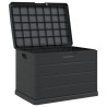 Boîte de Rangement de Jardin Anthracite 77,5 x 54,5 x 53 cm 522005522005