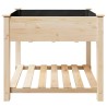 Cache-pot de jardin avec étagère Beige 90 x 90 x 76,5 cm 522011522011