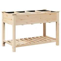 Cache-pot de jardin avec étagère Beige 115 x 59 x 76,5 cm 522014522014