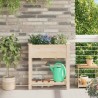 Cache-pot de jardin avec étagère Beige 71 x 37 x 76,5 cm 522015522015