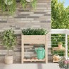 Cache-pot de jardin avec étagère Beige 71 x 37 x 76,5 cm 522016522016