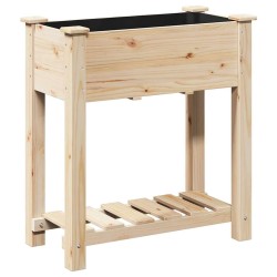 Cache-pot de jardin avec étagère Beige 71 x 37 x 76,5 cm 522016522016